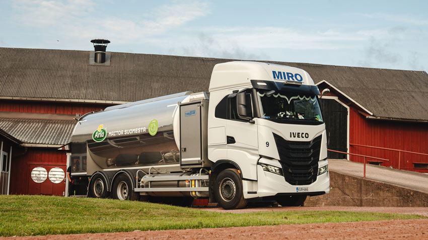 arla iveco gaslastbil