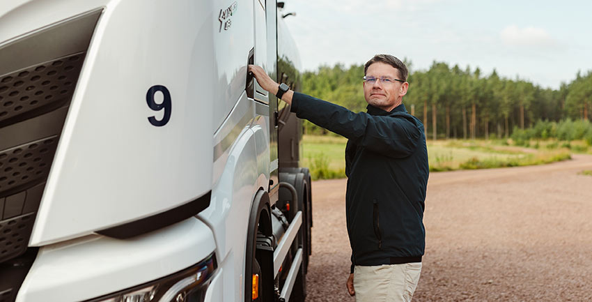 arla iveco gaslastbil robert sandstrom